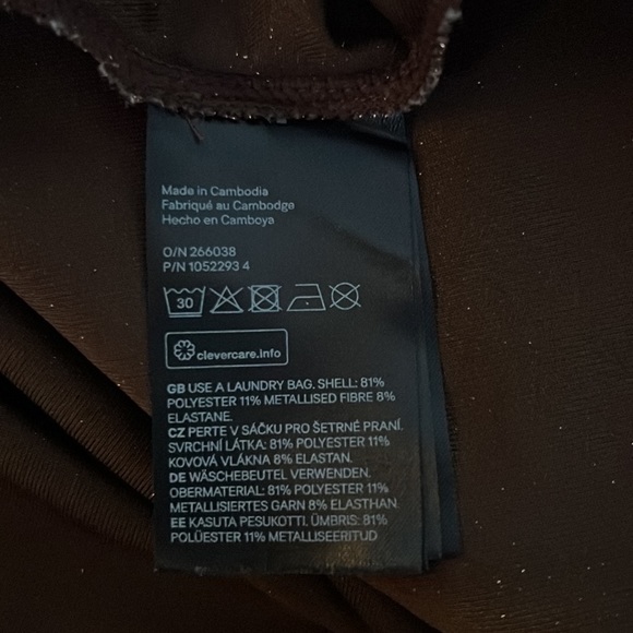 H&M Brown Sparkly Halter Dress 🤎 - Picture 5 of 7